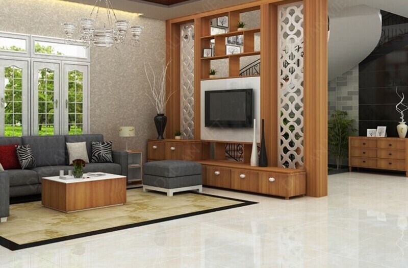Mẫu thanh lam gỗ trang trí phòng khách đẹp nhất năm 2022 6